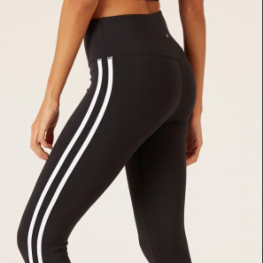 DK Black & White Stripe 7/8 Legging
